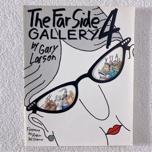 Vintage The Far Side Gallery 4 by Gary Larson - Black and White Art Book